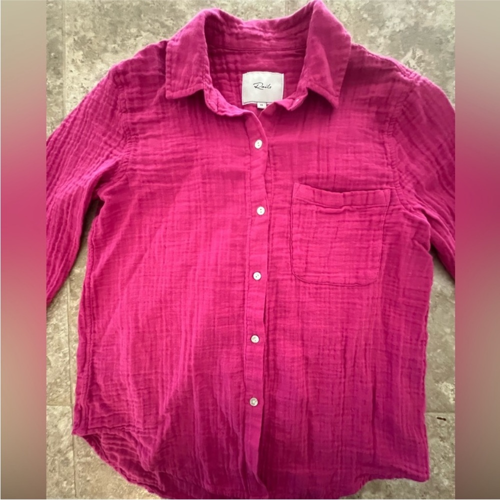 Rails Pink Button-Down Shirt